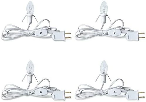 Flash Sale ๐ Accessory Cord With One LED Light Bulb - 6 Feet UL-Listed White Cord With On/Off Switch Plugs - Perfect For Holiday Decorations And Craft Projects, 2 Pack โ 14 Flash Sale ๐ Accessory Cord With One LED Light Bulb - 6 Feet UL-Listed White Cord With On/Off Switch Plugs - Perfect For Holiday Decorations And Craft Projects, 2 Pack โ - Image 12