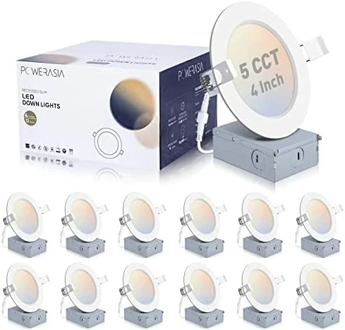 Promo ✨ 12 Pack 4 Inch Ultra-Thin LED Recessed Ceiling Light With Junction Box, 5CCT Dimmable 2700K/3000K/4000K/5000K/6000K, 9W 700lm Can Killer Downlight-ETL And Energy Star Certified 2700k-6000k-4in ✨ 9 Promo ✨ 12 Pack 4 Inch Ultra-Thin LED Recessed Ceiling Light With Junction Box, 5CCT Dimmable 2700K/3000K/4000K/5000K/6000K, 9W 700lm Can Killer Downlight-ETL And Energy Star Certified 2700k-6000k-4in ✨ - Image 7