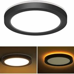 Brand new 🔔 13 Inch LED Flush Mount Ceiling Light With Night Light, 24W, 2400lm, 3000K/4000K/5000K Selectable, Round Flat Panel Light, Dimmable Ceiling Light Fixture For Dining Room, Bedroom, Kitchen - Blac 😉 -Lighting & Ceiling Fans Shop 41KQx1eTwyL. AC