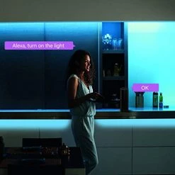 Outlet ✔️ 5050 RGB Led Light Strips Kit Work With Alexa And Google Assistant, Smart WiFi Led Strip Lights 100ft, 2 Rolls Of 50ft Led Lights For Bedroom Decoration 😀 -Lighting & Ceiling Fans Shop 41KVuEKiv6L