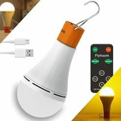 Deals ✔️ USB Rechargeable LED Light Bulbs With Remote, 4 Light Modes & Clip Hook, Portable LED Camping Lights Hanging Tent Light Bulbs For Camping, Hiking, Indoor, Emergency 180lm Daylight 🥰 -Lighting & Ceiling Fans Shop 41LIcyhfp2L. AC