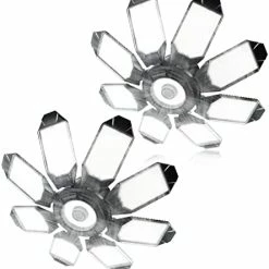 Coupon π 2-Pack Garage Lights 150W Garage LED Light - 15000LM 6500K Deformable Garage Light Ceiling LED With 6 Glow Panels Screw In Garage Lighting With E26/E27 Screw Socket For Basement Workshop Warehouse π 27 Coupon π 2-Pack Garage Lights 150W Garage LED Light - 15000LM 6500K Deformable Garage Light Ceiling LED With 6 Glow Panels Screw In Garage Lighting With E26/E27 Screw Socket For Basement Workshop Warehouse π -Lighting & Ceiling Fans Shop 41LaOD9cgpL. AC