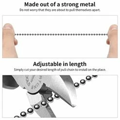 Best reviews of π Pull Chain Extension For Ceiling Fans And Light Fixture, 59-inch Long With 6 Matching Connectors (Silver) π― 11 Best reviews of π Pull Chain Extension For Ceiling Fans And Light Fixture, 59-inch Long With 6 Matching Connectors (Silver) π― -Lighting & Ceiling Fans Shop 41LjKYNPuOS 1