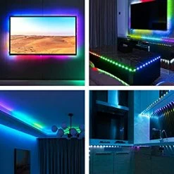 Top 10 🎁 LED Lights For TV, 9.8FT Led Backlight TV Lights ICRGB Led TV Lights For 32-60inch TV, USB Led Strip Lights For TV Led Lights Sync With Music Bluetooth APP Control Led Strip Lights For Bedroom Solid Colours 💯 -Lighting & Ceiling Fans Shop 41Mds5l7MHL