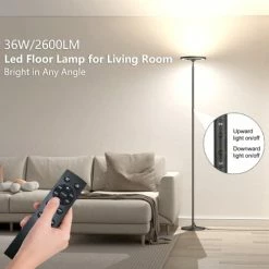Wholesale 👍 Double Side Lighting Led Floor Lamp With Remote Smart App 36W/2600LM Bright Tall Standing RGB Floor Lamp Angle Multicolor Dimmable Modern Floor Lamps For Livingroom Bedroom Offic 🌟 -Lighting & Ceiling Fans Shop 41NPy3wYnrL
