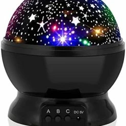 Wholesale 🤩 Night Light For Kids, Kids Night Light, Star Night Light, Moon And Star Projector 360 Degree Rotation - 4 LED Bulbs 9 Light Color Changing With USB Cable, Unique Gift For Men 👩 Women Children Purple ⭐ -Lighting & Ceiling Fans Shop 41OCnXNhSxL. AC