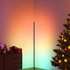 Cheapest 😍 RGBIC Floor Lamp, LED Corner Lamp Works With Alexa, Smart Modern Floor Lamp With Music Sync And 16 Million DIY Colors, Ambiance Color Changing Standing Lamp For Bedroom Living Room Gaming Room 🛒 -Lighting & Ceiling Fans Shop 41OIzm1nsOL