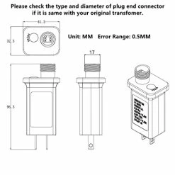 Promo 😀 30V LED Controller With 8 Modes, JT-EL/FC300V0200-C Class 2 Power Supply Multifunctional LED Transformer, Low Voltage Transformer US Plug For LED Light (30v 0.2a) 😉 -Lighting & Ceiling Fans Shop 41PBBhhEDDL