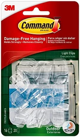 Best Pirce π₯ Outdoor Light Clips, Damage Free Hanging Light Clips With Adhesive Strips, Wall Clips For Hanging Outdoor π Christmas Decorations, Lights And Cables, 20 Clear Clips And 24 Command Strips π 10 Best Pirce π₯ Outdoor Light Clips, Damage Free Hanging Light Clips With Adhesive Strips, Wall Clips For Hanging Outdoor π Christmas Decorations, Lights And Cables, 20 Clear Clips And 24 Command Strips π - Image 8