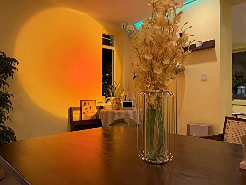 Brand new 🛒 Sunset Lamp Tiktok Lamp, FEEERMY 360degree Chill Vibe Sunset Projection Lamp, Dimmable LED Night Light Sunset Lamp Projector For Kids Bedroom/Office Room Ambiance Decor Sunset Red ❤️ 7 Brand new 🛒 Sunset Lamp Tiktok Lamp, FEEERMY 360degree Chill Vibe Sunset Projection Lamp, Dimmable LED Night Light Sunset Lamp Projector For Kids Bedroom/Office Room Ambiance Decor Sunset Red ❤️ - Image 5