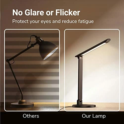 Discount ๐งจ LED Desk Lamp, Soysout Eye-Caring Table Lamp With USB Charging Port, 5 Lighting Modes With 7 Brightness Levels, Touch Control, 12W (Black) ๐ฅ 3 Discount ๐งจ LED Desk Lamp, Soysout Eye-Caring Table Lamp With USB Charging Port, 5 Lighting Modes With 7 Brightness Levels, Touch Control, 12W (Black) ๐ฅ