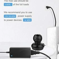 Best deal 🧨 DC 12V 5A Power Supply Adapter Converter Transformer AC 100-240V Input With 5.5x2.5mm DC Output Jack For 5050 3528 LED Strip Module Light 🌟 -Lighting & Ceiling Fans Shop 41Q3fGdOFGL