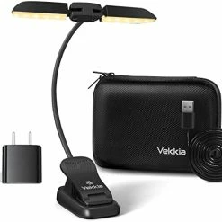 Brand new ⭐ 14 LED Rechargeable Book-Light For Reading At Night In Bed, Warm/White Reading Light With Clamp, 180° Adjustable Mini Clip On Light, Lightweight Eye Care Book Light Perfect For Readers & Kids With Adapter&case-blac 🧨 -Lighting & Ceiling Fans Shop 41QcwussSL. AC