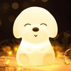 Budget 🧨 Night Light For Kids Cute 🐶 Dog Light, 16 Color Changing Kids Night Light Lamp, Rechargeable Silicone Baby Night Light,Kawaii Room Decor Animal Toddler Night Lights, 🎄 Christmas Gift For Kids Baby A-dog With Remot 👏 -Lighting & Ceiling Fans Shop 41Qltlhyv3L. AC