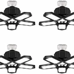 Brand new 🌟 LED Garage Light Bulbs, 10000LM Super Bright Garage Lighting LED Shop Light With Adjustable Panels, E26/E27 Screw Socket Deformable Led Garage Ceiling Light Fixture For Warehouse, Corridor, Stadium 👍 -Lighting & Ceiling Fans Shop 41Ri63aPjYL. AC