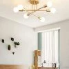 New β Modern Sputnik Chandelier, 6-Light Ceiling Light For Bedroom,Dining Room,Kitchen,Office (Gold) π 1 New β Modern Sputnik Chandelier, 6-Light Ceiling Light For Bedroom,Dining Room,Kitchen,Office (Gold) π -Lighting & Ceiling Fans Shop 41RpTdCw15L