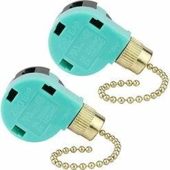Deals 🌟 Ceiling Fan Switch 3 Speed 4 Wire Zing Ear ZE 268S6 Pull Chain Switch Control Replacement 3 Speed Control Switch Ceiling Fans, Wall Lamps, Cabinet Light Ze-268s6 Nickle 1pack 🌟 -Lighting & Ceiling Fans Shop 41S1vA301WL. AC
