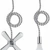 Top 10 🛒 Sunswan Ceiling Fan Pull Chain, 2pcs 3mm Diameter Beaded Ball Fan Pull Chain , 13.6 Inches Fan Pulls Set With Connector（Nickel ） 🌟 -Lighting & Ceiling Fans Shop 41SBwiHvCQL