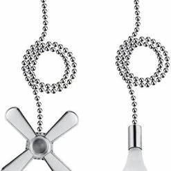 Top 10 🛒 Sunswan Ceiling Fan Pull Chain, 2pcs 3mm Diameter Beaded Ball Fan Pull Chain , 13.6 Inches Fan Pulls Set With Connector(Nickel ) 🌟 22 Top 10 🛒 Sunswan Ceiling Fan Pull Chain, 2pcs 3mm Diameter Beaded Ball Fan Pull Chain , 13.6 Inches Fan Pulls Set With Connector(Nickel ) 🌟 -Lighting & Ceiling Fans Shop 41SBwiHvCQL. AC