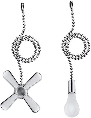 Top 10 🛒 Sunswan Ceiling Fan Pull Chain, 2pcs 3mm Diameter Beaded Ball Fan Pull Chain , 13.6 Inches Fan Pulls Set With Connector(Nickel ) 🌟 12 Top 10 🛒 Sunswan Ceiling Fan Pull Chain, 2pcs 3mm Diameter Beaded Ball Fan Pull Chain , 13.6 Inches Fan Pulls Set With Connector(Nickel ) 🌟 - Image 10