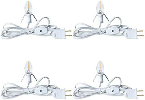Flash Sale ๐ Accessory Cord With One LED Light Bulb - 6 Feet UL-Listed White Cord With On/Off Switch Plugs - Perfect For Holiday Decorations And Craft Projects, 2 Pack โ 15 Flash Sale ๐ Accessory Cord With One LED Light Bulb - 6 Feet UL-Listed White Cord With On/Off Switch Plugs - Perfect For Holiday Decorations And Craft Projects, 2 Pack โ - Image 13