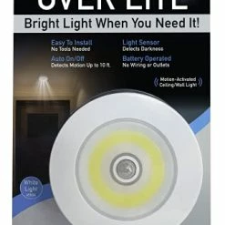 Top 10 🥰 Overlite Wireless Motion-Activated Ceiling/Wall LED Light, Stick Anywhere, Overhead Ligh 👍