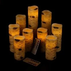 Buy π Antizer Flameless Candles 4" 5" 6" Set Of 3 Ivory Dripless Real Wax Pillars Include Realistic Dancing LED Flames And 10-Key Remote Control With 24-Hour Timer Function 400+ Hours By 2 AA Batteries Burgundy βοΈ 17 Buy π Antizer Flameless Candles 4" 5" 6" Set Of 3 Ivory Dripless Real Wax Pillars Include Realistic Dancing LED Flames And 10-Key Remote Control With 24-Hour Timer Function 400+ Hours By 2 AA Batteries Burgundy βοΈ -Lighting & Ceiling Fans Shop 41Sz2CpfCIL. AC
