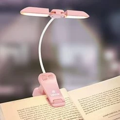 Brand new ⭐ 14 LED Rechargeable Book-Light For Reading At Night In Bed, Warm/White Reading Light With Clamp, 180° Adjustable Mini Clip On Light, Lightweight Eye Care Book Light Perfect For Readers & Kids With Adapter&case-blac 🧨 -Lighting & Ceiling Fans Shop 41T3knGBOL. AC