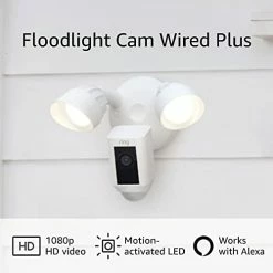 Coupon π Ring Floodlight Cam Wired Plus With Motion-activated 1080p HD Video, White (2021 Release) π 19 Coupon π Ring Floodlight Cam Wired Plus With Motion-activated 1080p HD Video, White (2021 Release) π -Lighting & Ceiling Fans Shop 41T7Mytg1IL 1