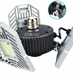 Hot Sale 😀 Metal LED Garage Lights 2 Pack 150W Garage Light 15000LM LED Garage Lights With 5+1 Multi-Position Panels Deformable E26/E27 Garage Lighting LED Shop Light 6500K Daylight For Garage Basement ✨ -Lighting & Ceiling Fans Shop 41UVdzl33SL. AC