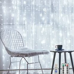 Discount 🥰 Curtain Lights For Bedroom, 200 Led Hanging String Lights Outdoor Waterproof, Fairy Curtain Lights For Backdrop, Window, Wall, Wedding, Party, Garden, Porch, Brithday Decorations Warm White 🧨 -Lighting & Ceiling Fans Shop 41VUvyiLcHL. AC