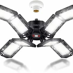 Cheapest 👍 2 Pack LED Garage Light,Super Bright Screw In E26/E27 Ceiling Shop Work Lamp, 150W 15000 Lumen Deformable Basement Bulb Fixture With 8 Adjustable Panels, Commercial Bay Lighting For Workshop, Attic ✨ 20 Cheapest 👍 2 Pack LED Garage Light,Super Bright Screw In E26/E27 Ceiling Shop Work Lamp, 150W 15000 Lumen Deformable Basement Bulb Fixture With 8 Adjustable Panels, Commercial Bay Lighting For Workshop, Attic ✨ -Lighting & Ceiling Fans Shop 41W3lYeo4CL. AC