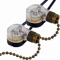Cheap ⭐ Pull Chain Switch Zing Ear ZE-109 Ceiling Fan Switch Ceiling Fan Light Lamp Replacement 2 Pack Nickel 🎁 -Lighting & Ceiling Fans Shop 41WeVVI4VRL. AC