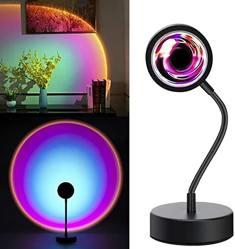 Brand new 🛒 Sunset Lamp Tiktok Lamp, FEEERMY 360degree Chill Vibe Sunset Projection Lamp, Dimmable LED Night Light Sunset Lamp Projector For Kids Bedroom/Office Room Ambiance Decor Sunset Red ❤️ 9 Brand new 🛒 Sunset Lamp Tiktok Lamp, FEEERMY 360degree Chill Vibe Sunset Projection Lamp, Dimmable LED Night Light Sunset Lamp Projector For Kids Bedroom/Office Room Ambiance Decor Sunset Red ❤️ - Image 7