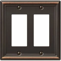 Coupon 🎉 Merelle 149DDB Chelsea Wallplate, 1 Duplex, Aged Bronze ❤️ -Lighting & Ceiling Fans Shop 41Xc3FzLdqL. AC