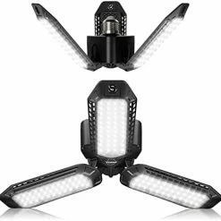 Hot Sale ⭐ Garage Light - LED Garage Light 2 Pack - 8000LM Glare-Free 360° Illuminator Garage Light - 60W 6500K Deformable Garage LED Light - E26/E27 Garage Light For Basements, Barn, Farmhouse And Attics 🔔 -Lighting & Ceiling Fans Shop 41YDF5A4O7L. AC