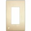 Wholesale 🤩 Elite Series Screwless Decorator Wall Plate Child Safe Outlet Cover, Gloss Finish, Size 1-Gang 4.68" H X 2.93" L, Unbreakable Polycarbonate Thermoplastic, SI8831-BGD, Brushed Gold ❤️ -Lighting & Ceiling Fans Shop 41YWAfsG2eL