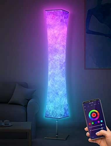 Outlet ๐ฅ Floor Lamp, RGB Color Changing Led Lamp, Smart Lamp Alexa APP Control, Modern Floor Lamp With DIY Mode, Music Sync And White Fabric Shade, Standing Lamp For Living Room Bedroom Game Room Round (non-rgb) High Brightness ๐ 13 Outlet ๐ฅ Floor Lamp, RGB Color Changing Led Lamp, Smart Lamp Alexa APP Control, Modern Floor Lamp With DIY Mode, Music Sync And White Fabric Shade, Standing Lamp For Living Room Bedroom Game Room Round (non-rgb) High Brightness ๐ - Image 11