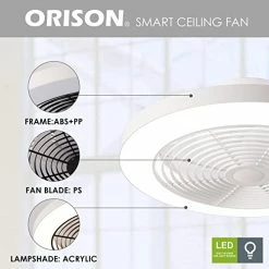Outlet 😀 Low Profile Ceiling Fan - 19.7" Smart Bladeless Ceiling Fans With Light And Remote,3 Colors Dimmable LED 6 Speeds 8 Blades Enclose Ceiling Fans With Light For Adult Kids Living Room Bedroom Black ✨ 19 Outlet 😀 Low Profile Ceiling Fan - 19.7" Smart Bladeless Ceiling Fans With Light And Remote,3 Colors Dimmable LED 6 Speeds 8 Blades Enclose Ceiling Fans With Light For Adult Kids Living Room Bedroom Black ✨ -Lighting & Ceiling Fans Shop 41Z3nd8y1jL