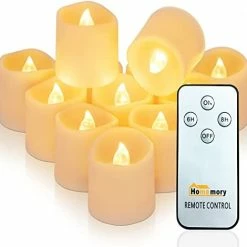 Flash Sale 😉 12Pack Timer Remote Control Flameless LED Votive Candles, 1.5" X 1.6" Long Lasting Battery Operated Tea Light, Electric Fake Candles In Warm White For Wedding, Festival Celebration Decoration Warm White (remote, White Base) 💯 -Lighting & Ceiling Fans Shop 41ZGMMwxzbL. AC