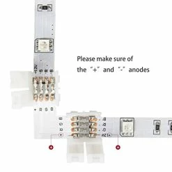 Best Sale ๐ LED Strip Connector Kit For 5050 10mm 4Pin,Includes 8 Types Of Solderless LED Strip Accessories,Provides Most Parts For DIY ๐ 12 Best Sale ๐ LED Strip Connector Kit For 5050 10mm 4Pin,Includes 8 Types Of Solderless LED Strip Accessories,Provides Most Parts For DIY ๐ -Lighting & Ceiling Fans Shop 41avDG0LZxL