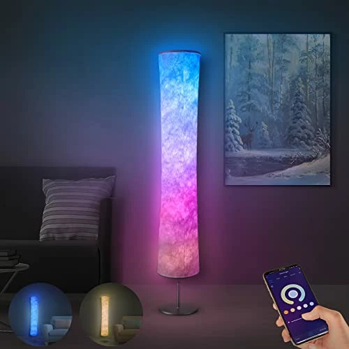Outlet ๐ฅ Floor Lamp, RGB Color Changing Led Lamp, Smart Lamp Alexa APP Control, Modern Floor Lamp With DIY Mode, Music Sync And White Fabric Shade, Standing Lamp For Living Room Bedroom Game Room Round (non-rgb) High Brightness ๐ 3 Outlet ๐ฅ Floor Lamp, RGB Color Changing Led Lamp, Smart Lamp Alexa APP Control, Modern Floor Lamp With DIY Mode, Music Sync And White Fabric Shade, Standing Lamp For Living Room Bedroom Game Room Round (non-rgb) High Brightness ๐