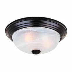 Top 10 ✔️ Esigners Fountain 1257S-ORB-AL Today's Home Flush Mount Ceiling Light, 11 In, Bronze ⌛