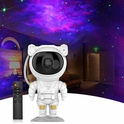 Coupon 🛒 Kids Star Projector Night Light With Timer, Remote Control And 360DegreeAdjustable Design, Astronaut Nebula Galaxy For Children Adults Baby Bedroom, Study Room Game Whit 😀
