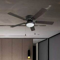 Hot Sale 🛒 50251 Hugger 52" Matte Black West Hill Ceiling Fan With Bowl Light Ki ✨ -Lighting & Ceiling Fans Shop 41eEl7XMRYL