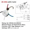 Promo 🧨 Ceiling Fan Switch Zing Ear ZE-208s E89885 3 Speed 4 Wire Pull Chain Switch Fan Light Switch Replacement Part With 4 Pre-Installed Wires(Bronze Chain) 🧨 1 Promo 🧨 Ceiling Fan Switch Zing Ear ZE-208s E89885 3 Speed 4 Wire Pull Chain Switch Fan Light Switch Replacement Part With 4 Pre-Installed Wires(Bronze Chain) 🧨 -Lighting & Ceiling Fans Shop 41eHguo53dL