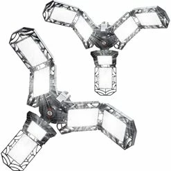 Coupon π 2-Pack Garage Lights 150W Garage LED Light - 15000LM 6500K Deformable Garage Light Ceiling LED With 6 Glow Panels Screw In Garage Lighting With E26/E27 Screw Socket For Basement Workshop Warehouse π 22 Coupon π 2-Pack Garage Lights 150W Garage LED Light - 15000LM 6500K Deformable Garage Light Ceiling LED With 6 Glow Panels Screw In Garage Lighting With E26/E27 Screw Socket For Basement Workshop Warehouse π -Lighting & Ceiling Fans Shop 41eWzaGPqtL. AC