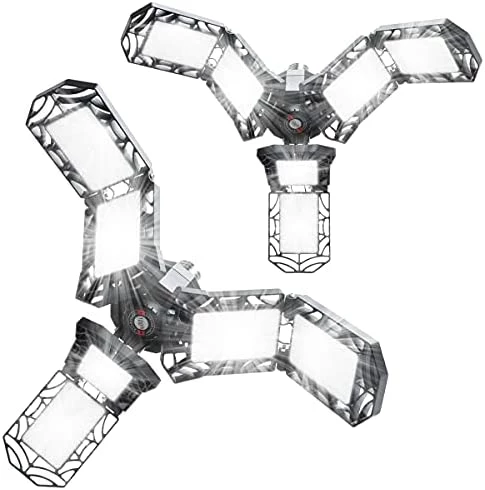 Coupon π 2-Pack Garage Lights 150W Garage LED Light - 15000LM 6500K Deformable Garage Light Ceiling LED With 6 Glow Panels Screw In Garage Lighting With E26/E27 Screw Socket For Basement Workshop Warehouse π 10 Coupon π 2-Pack Garage Lights 150W Garage LED Light - 15000LM 6500K Deformable Garage Light Ceiling LED With 6 Glow Panels Screw In Garage Lighting With E26/E27 Screw Socket For Basement Workshop Warehouse π - Image 8