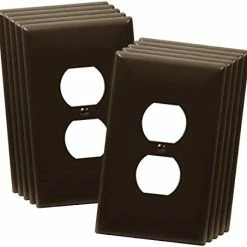 Brand new 😍 Jumbo Duplex Receptacle Outlet Wall Plate, Electrical Outlet Covers, Gloss Finish, Over-Size 1-Gang 5.5" X 3.5", Polycarbonate Thermoplastic, 8821O-W-10PCS, White (10 Pack) 😀 -Lighting & Ceiling Fans Shop 41ekUdYOsL. AC