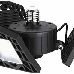 Best reviews of 😍 LED Garage Light - 6000 Lumen 6500K Daylight 60W, Three Leaf Led Garage Ceiling Lights ⭐ -Lighting & Ceiling Fans Shop 41f8topQ7qL. AC